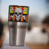 Vietnam Ribbon Agent Orange Skull - Sticker
