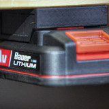 Battery Mount Adapter Dock Holder for Bauer 20 volt
