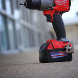 American Flag Stickers for Milwaukee M18 Battery (2 pack) 
