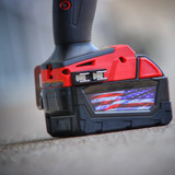 American Flag Stickers for Milwaukee M18 Battery (2 pack) 
