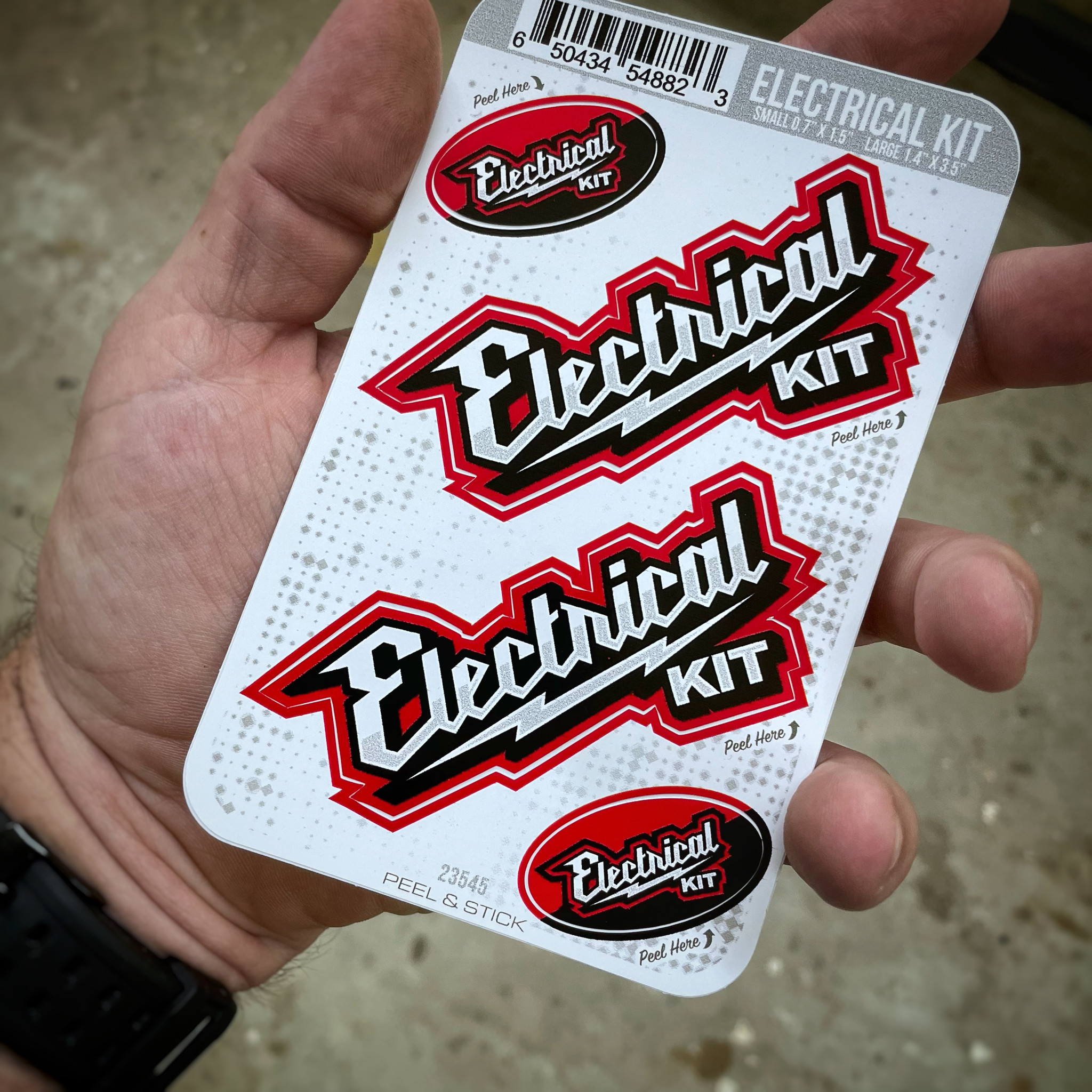 Electrical Kit (4 pack) Stickers