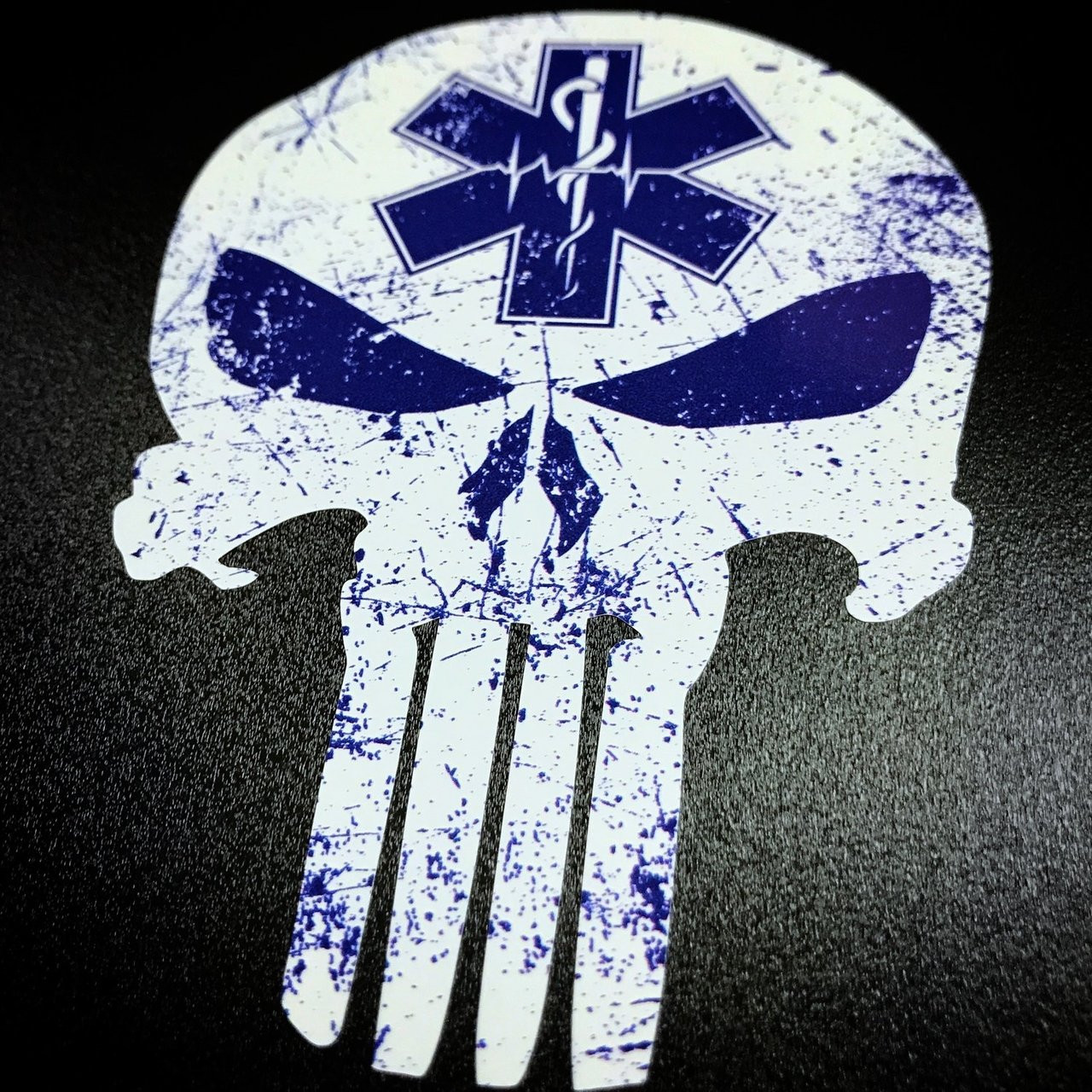 Paramedic Punisher Star Of Life Sticker