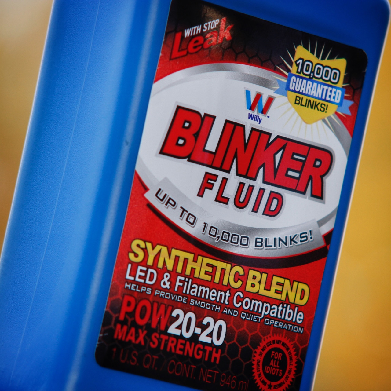 Blinker Fluid Sticker
