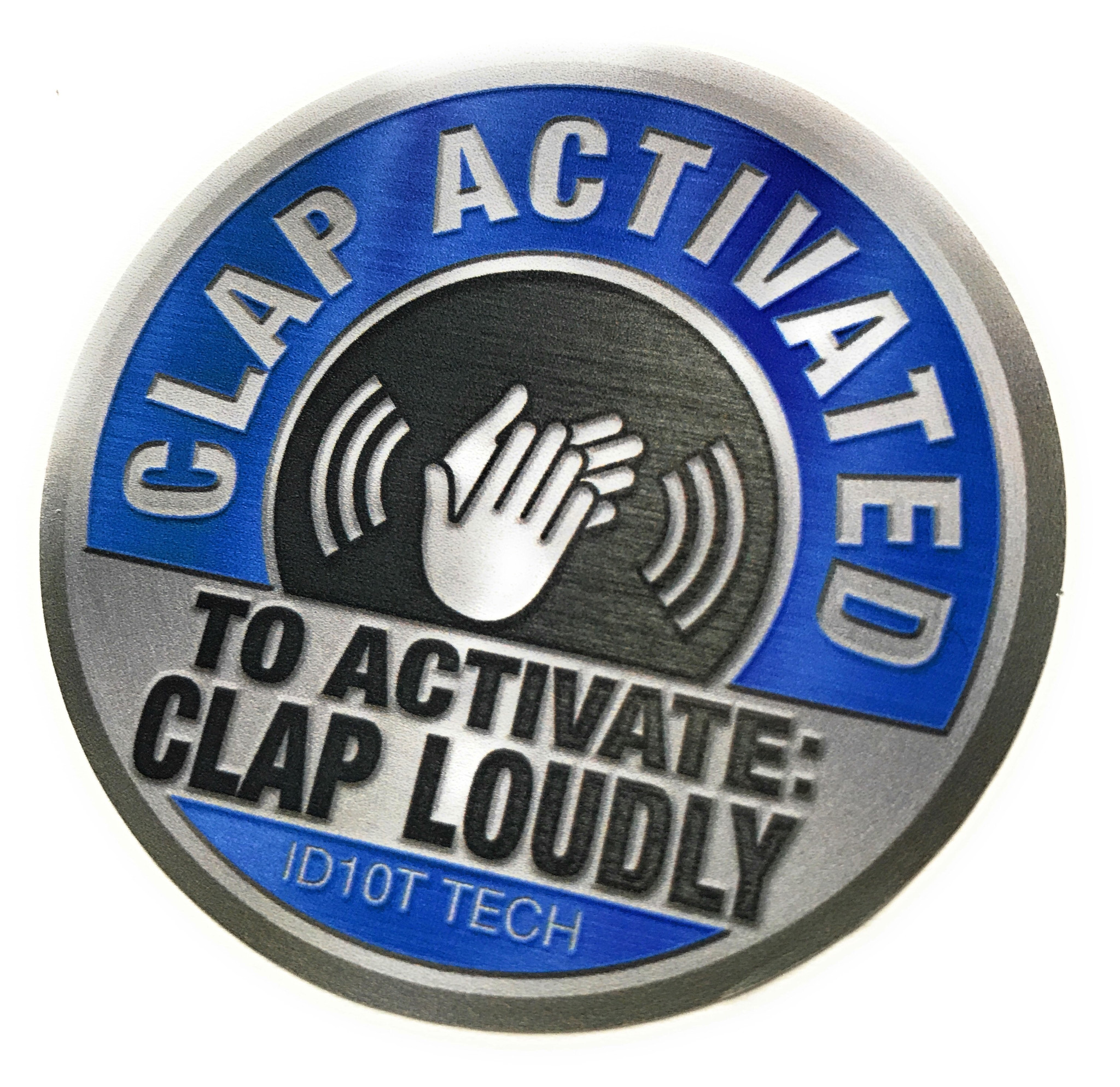 Clap Activated Clap Loudly (2 pack) - Sticker