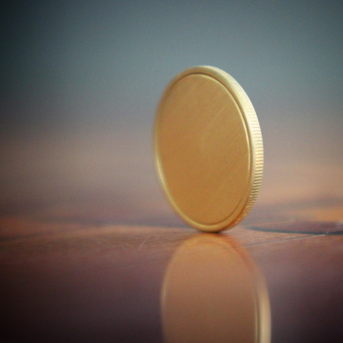Blank Brass Challenge Coin 40mm - Laser Engravable