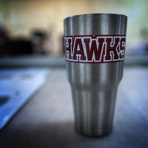 Hawks Lettering (2 pack) - Stickers
