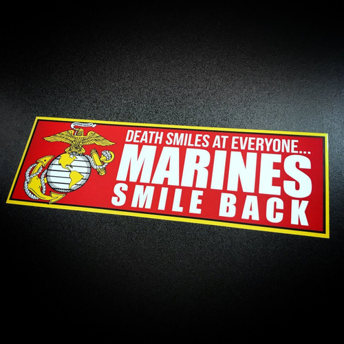 Marines Smile Back - Sticker