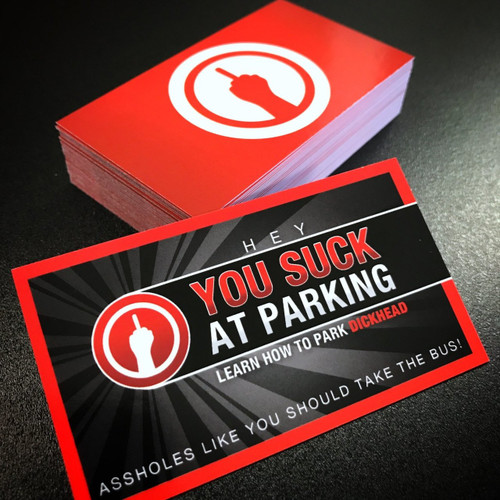 You Suck at Parking Cards