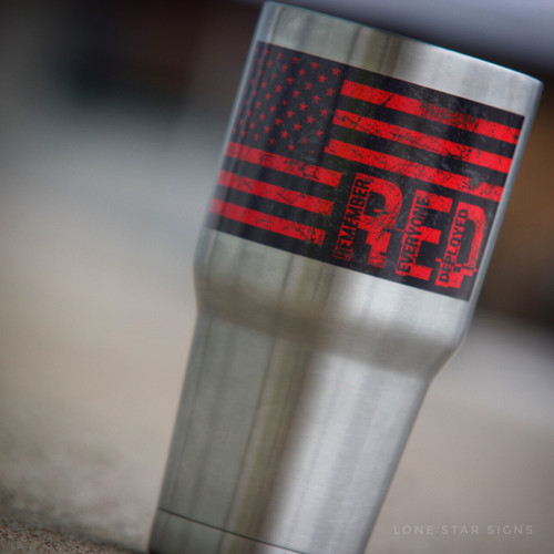 Remember Everyone Deployed Flag - Sticker
