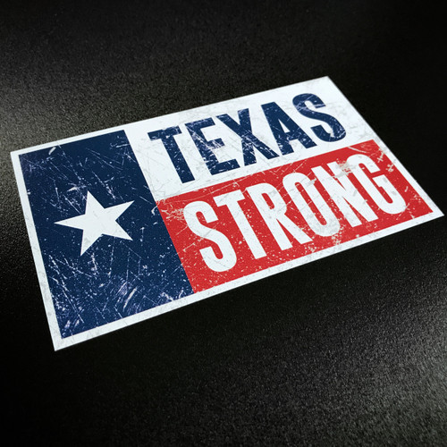 Texas Strong Flag - Sticker