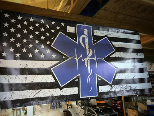 Paramedic EMT EMS Flag - Banner