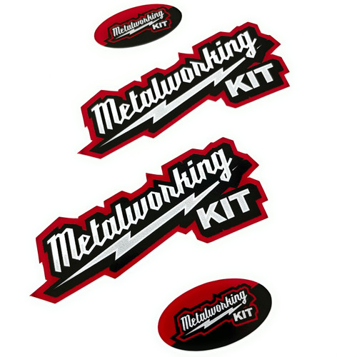 Metalworking Kit (4 pack) Stickers