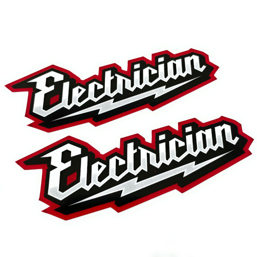 Electrician (2 pack) Stickers