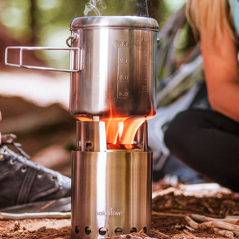 Solo Stove Titan Camp Stove Burn Wood Not Fuel