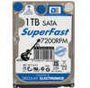 1TB SATA Laptop Hard Drive 2.5" 9.5mm