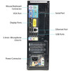 Dell Optiplex 7010 SFF Windows 7 Pro Computer Back
