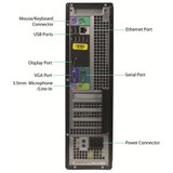 Dell Optiplex 790 Desktop i3 Windows 7 Pro Computer ports