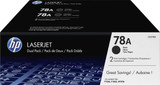 HP 78A CE278A Black LaserJet Dual Pack Toner Cartridges