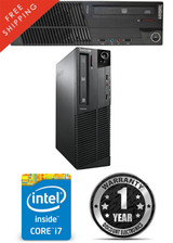 Lenovo Core i7 M91P SFF Windows 7 Pro Computer main view.