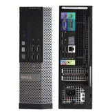 Dell Optiplex 7010 i5 SFF Computer front and back view.