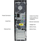 HP Elite 8300 SFF Core i5-3470 Windows 8 Computer back view