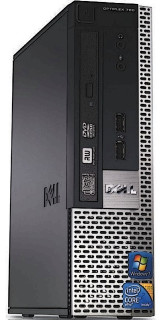 Tiny Dell Optiplex 780 USFF SSD Win 10 Ultra Small PC