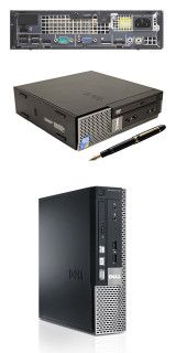 Dell Optiplex 990 i5 USFF Computer Windows 7 Pro multi view.
