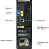 Dell Optiplex 3010 SFF Computer Back View
