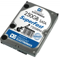 250Gb Hard Drive SATA  3.5" for Desktop Computers