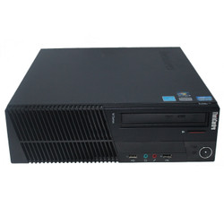 Lenovo Core i7 M91P SFF Windows 7 Pro Computer head on view.