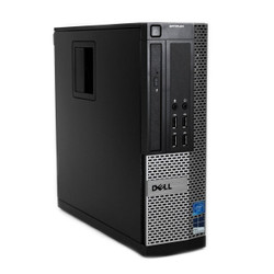 Dell Optiplex 7010 i7 SFF Computer Windows 7 Pro front left view.