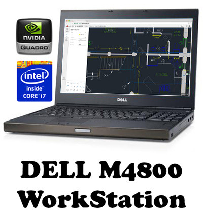 Dell Precision M4800 15.6" i7 Workstation Windows 7 Laptop Main