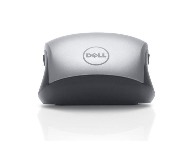 Dell Laser Scroll USB Mouse 6 Buttons Silver and Black