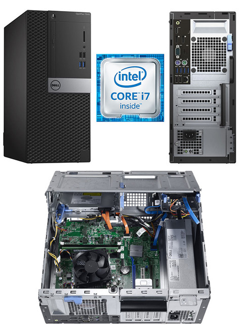 Dell Optiplex 7040 MT i7-6700 Mini Tower Win 10 Pro Computer Main