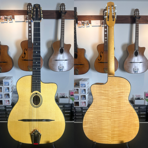 JUST IN: Stringphonic Advanced Oval Premium w/ AAAA flamed Maple #427