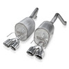 Stainless Works 05-08 Corvette C6 2.5in Axle Back Exhaust System - C605CBQUAD