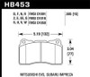 Hawk 03-06 Evo / 04-09 STi / 09-10 Genesis Coupe (Track Only) / 2010 Camaro SS DTC-60 Race Front Bra - HB453G.585