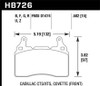 Hawk 2014 Chevrolet Corvette DTC-70 Front Brake Pads - HB726U.582