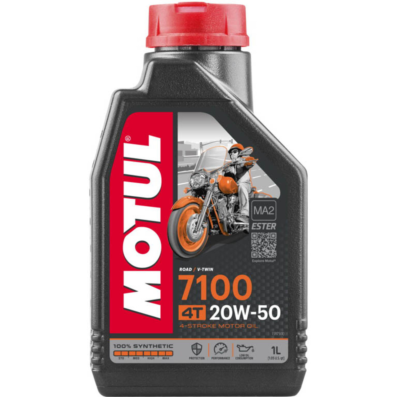 Motul 1L 7100 4-Stroke Engine Oil 20W50 4T - 104103