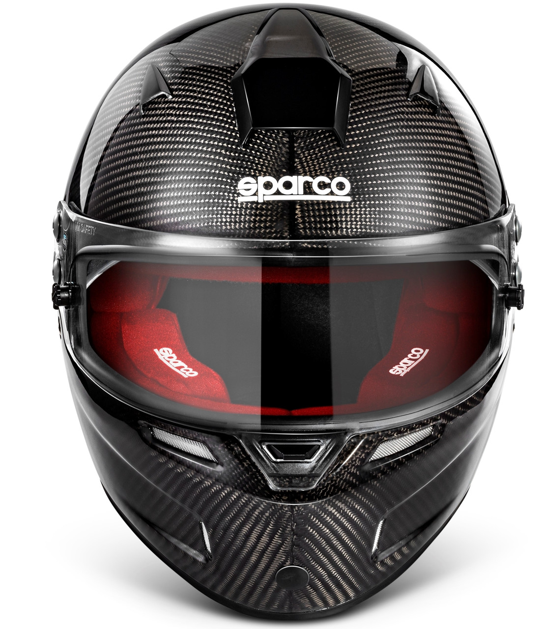Sparco Helmet SKY RF-7W Carbon Fiber XL - Red Interior - 003374ZRS5XL