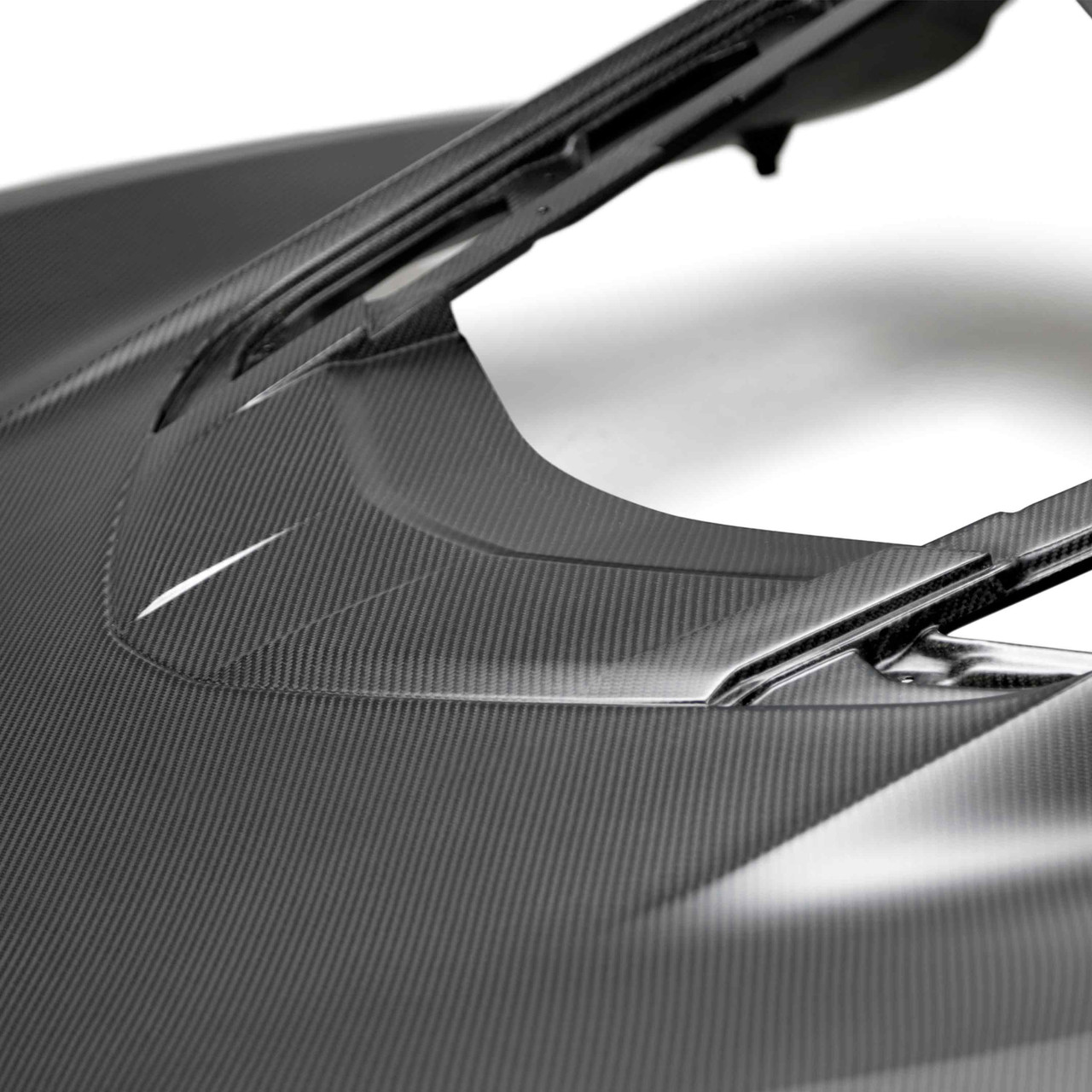 Anderson Composites 20-24 Corvette C8 Dry Carbon Decklid - AC-TL20CHC8-DRY