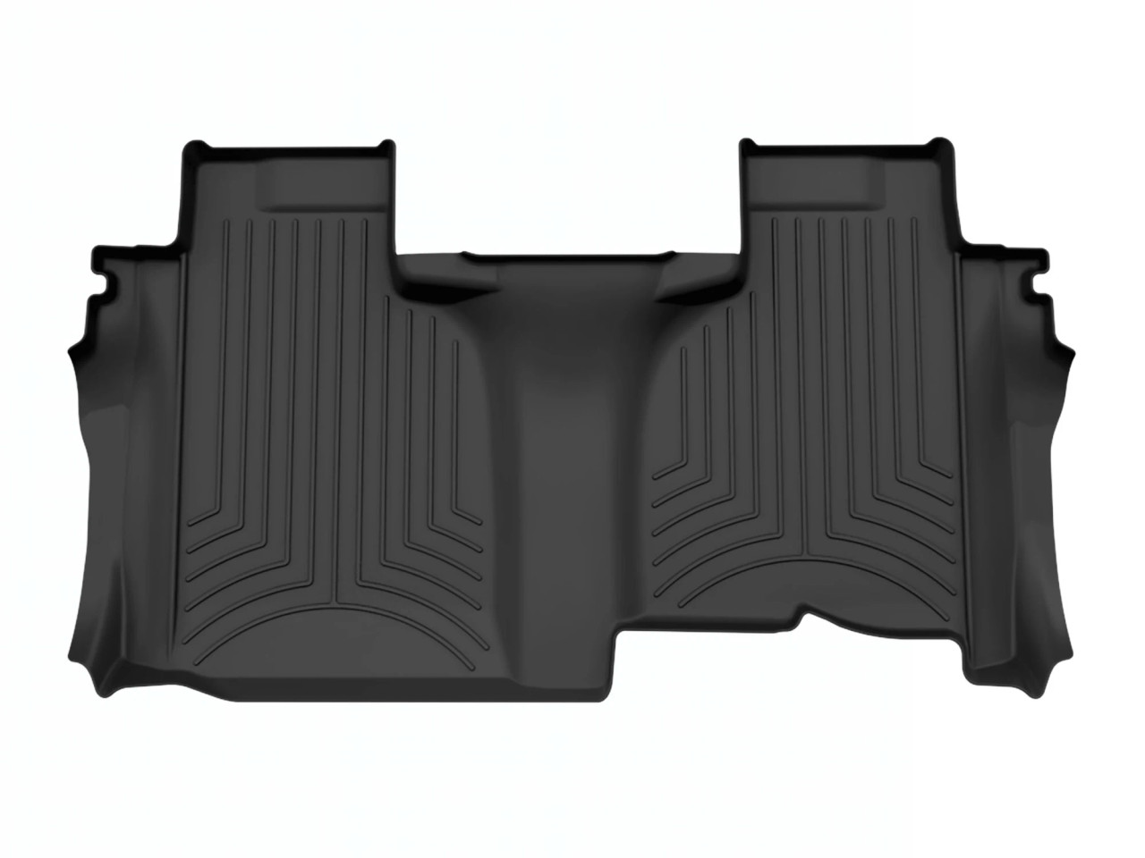 WeatherTech 19-25 Silverado/Sierra Double Cab Bench Front FloorLiner HP - Black - 4414366VIM