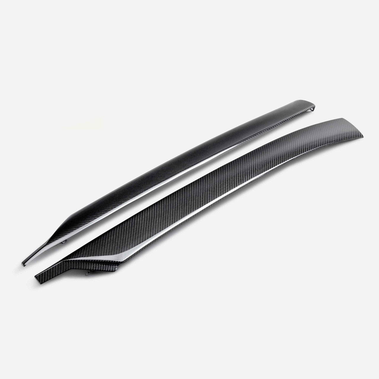 Carbon fiber pillar cover replacements for 2020-2024 C8 Corvette-AC-PB20CHC8