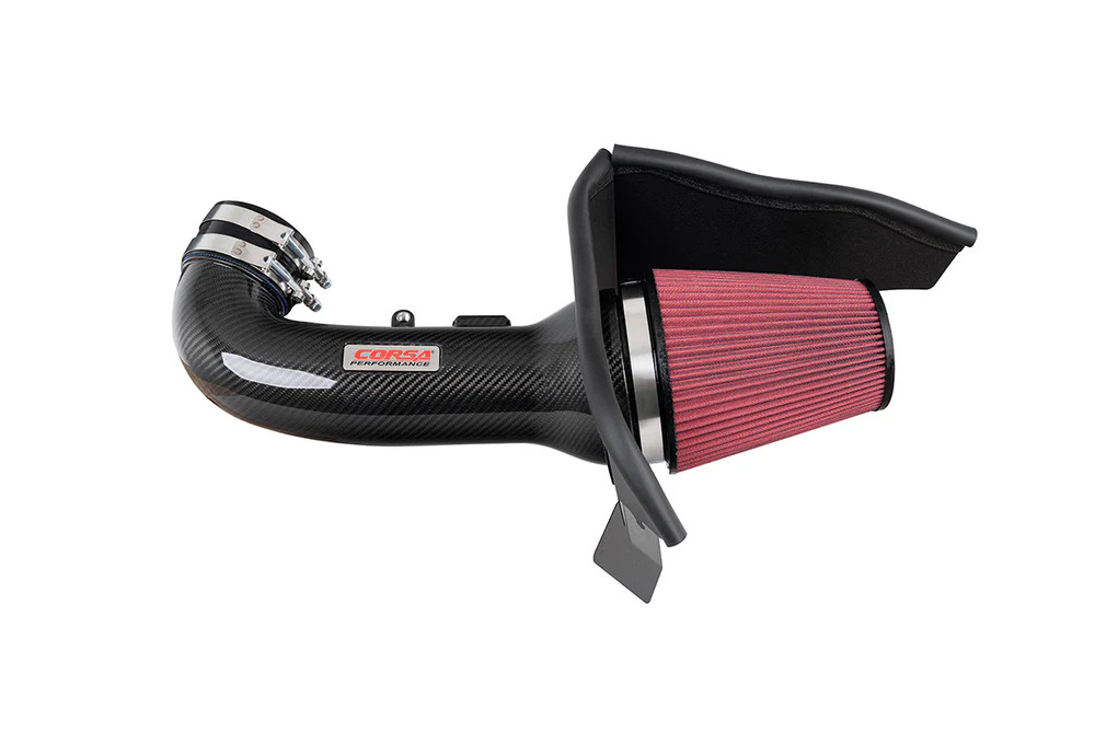 Corsa 16-24 Camaro SS 6.2L V8 Carbon Fiber Open Element Air Intake - Oiled - 44018