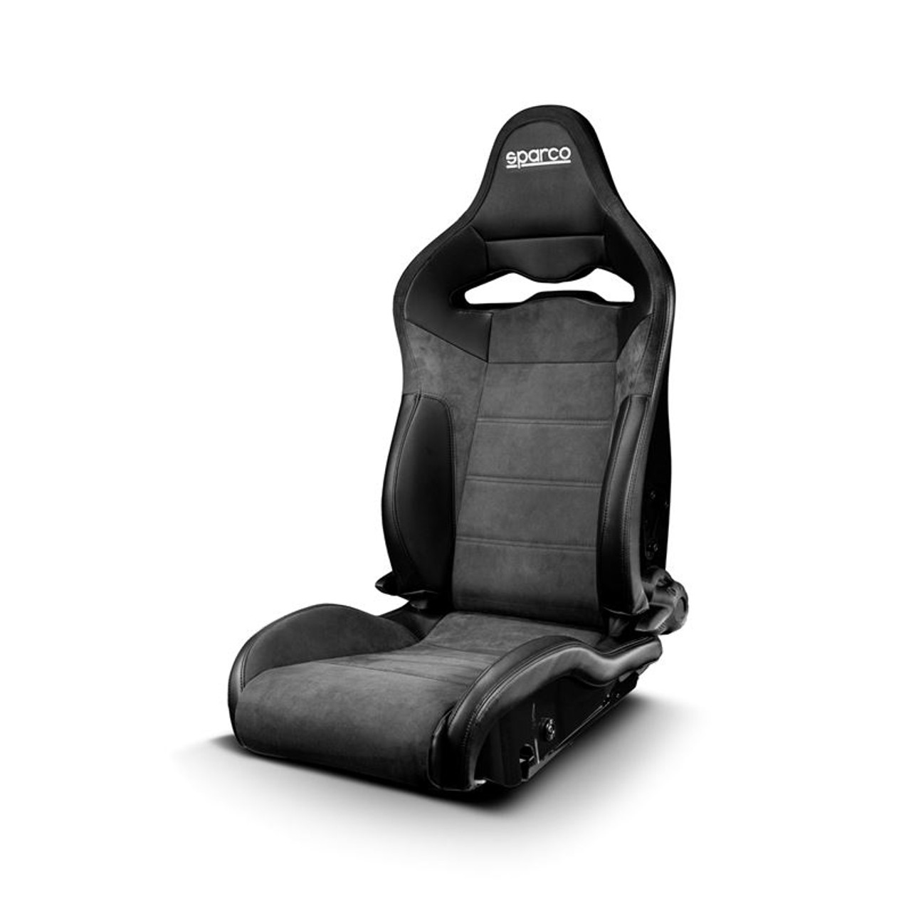 Sparco SP-R Seat BLK/BLK White Logo - 00906USNR
