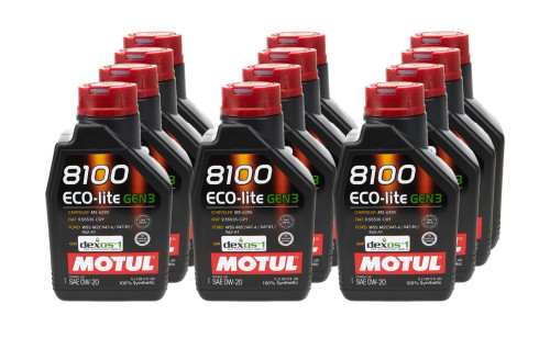 Motul 1L 8100 Eco-Lite Gen3 0W20 - 111363 Motul 1L 8100 Eco-Lite Gen3 0W20 - 111363