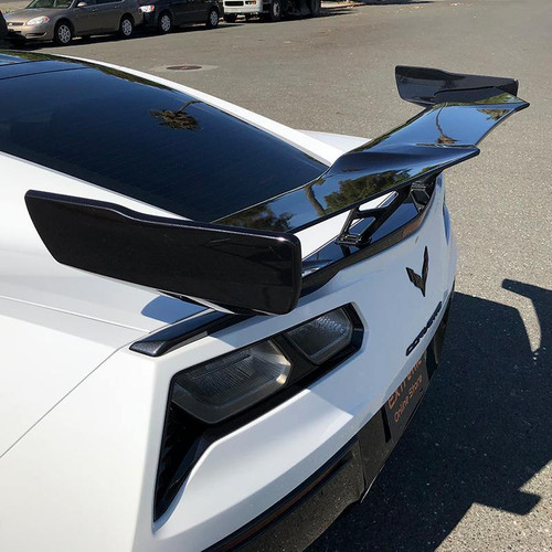 2014-19 CORVETTE C7 ZR1 CONVERSION  REAR SPOILER HIGH WING  SPOILER-204WIDE-ABS