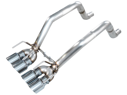AWE Tuning 05-08 C6 Corvette 6.0L Track Edition Axleback w/ Chrome Silver Tips - 3020-42660