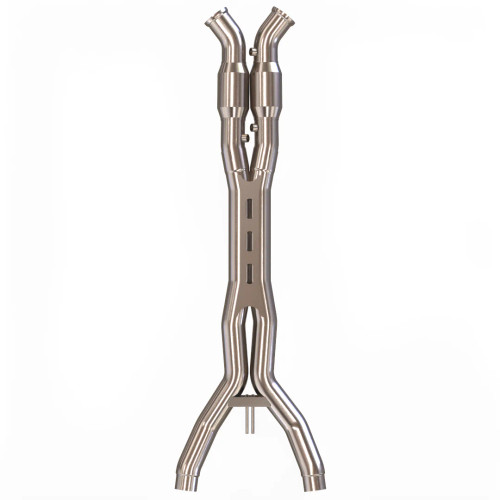 Kooks 14-19 Corvette Z06/ZR1 3in. SS Catted Ultra X-Pipe - OEM Connection - 21703220