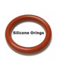Silicone O-rings Size 125  Minimum 10 pcs
